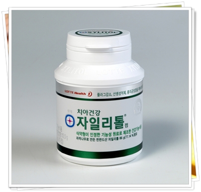 롯데제과 치아건강 자일리톨껌 제품 사진